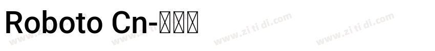 Roboto Cn字体转换